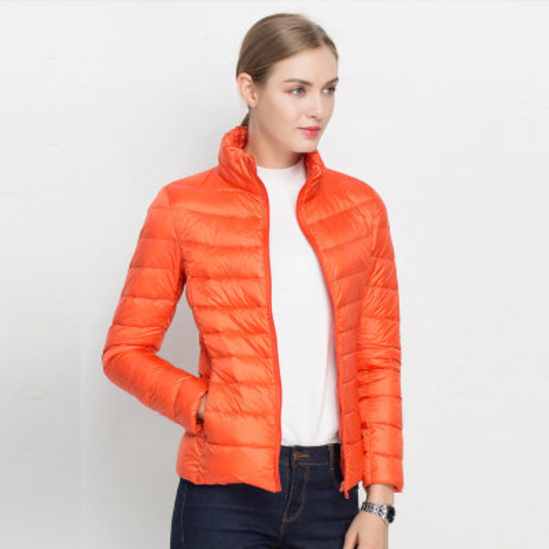 Street-Wave Womens Quilted Winter Coat Classic Longline Insulated Jacket For Warmth