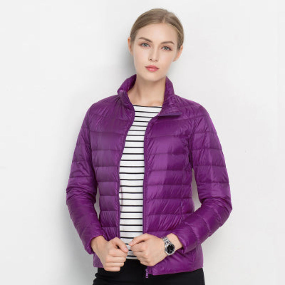 Street-Wave Womens Quilted Winter Coat Classic Longline Insulated Jacket For Warmth