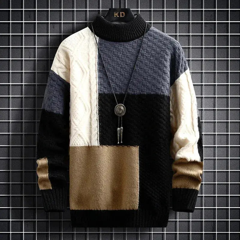 Street-Wave Apollo Element Vanguard Crewneck Sweater For Relaxed Weekend Style Ultra Soft Knit Loose Fit
