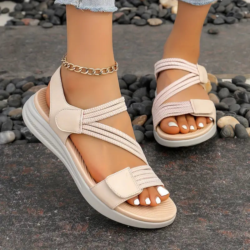 Street-wave Sonnie Flat Sandals for Women Lightweight Versatile Summer Footwear Comfort