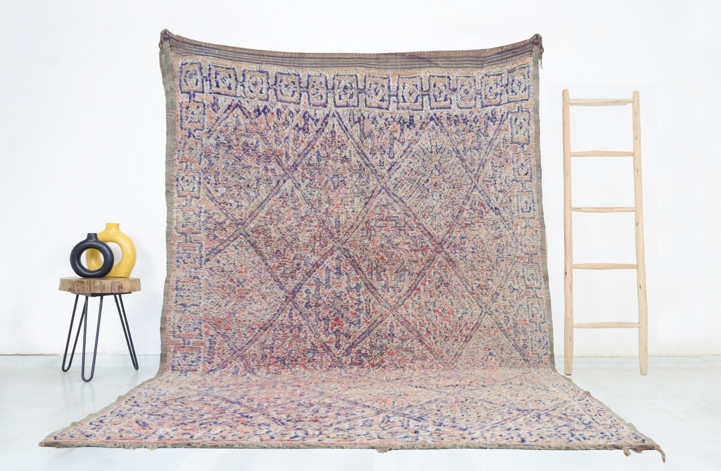 Aṣil Vintage Moroccan Rug 6'1" x 11' - Street-Wave