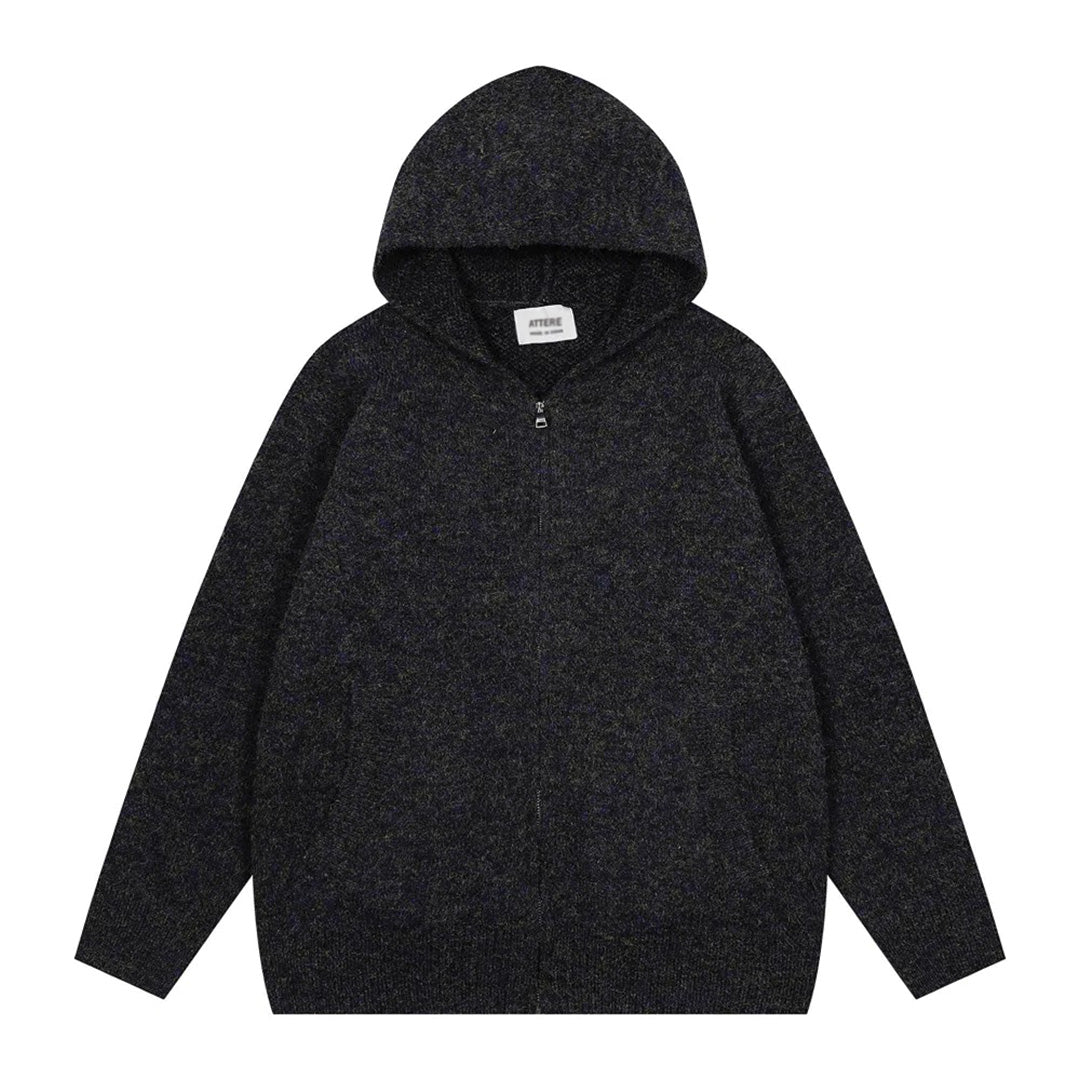 Knitted Wool Hoodie