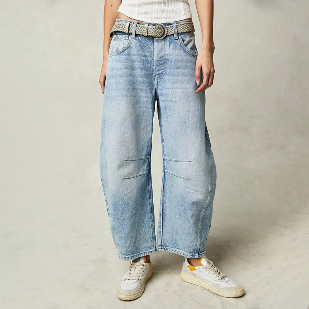Aura Mid Waist Wide-Leg Comfort Jeans