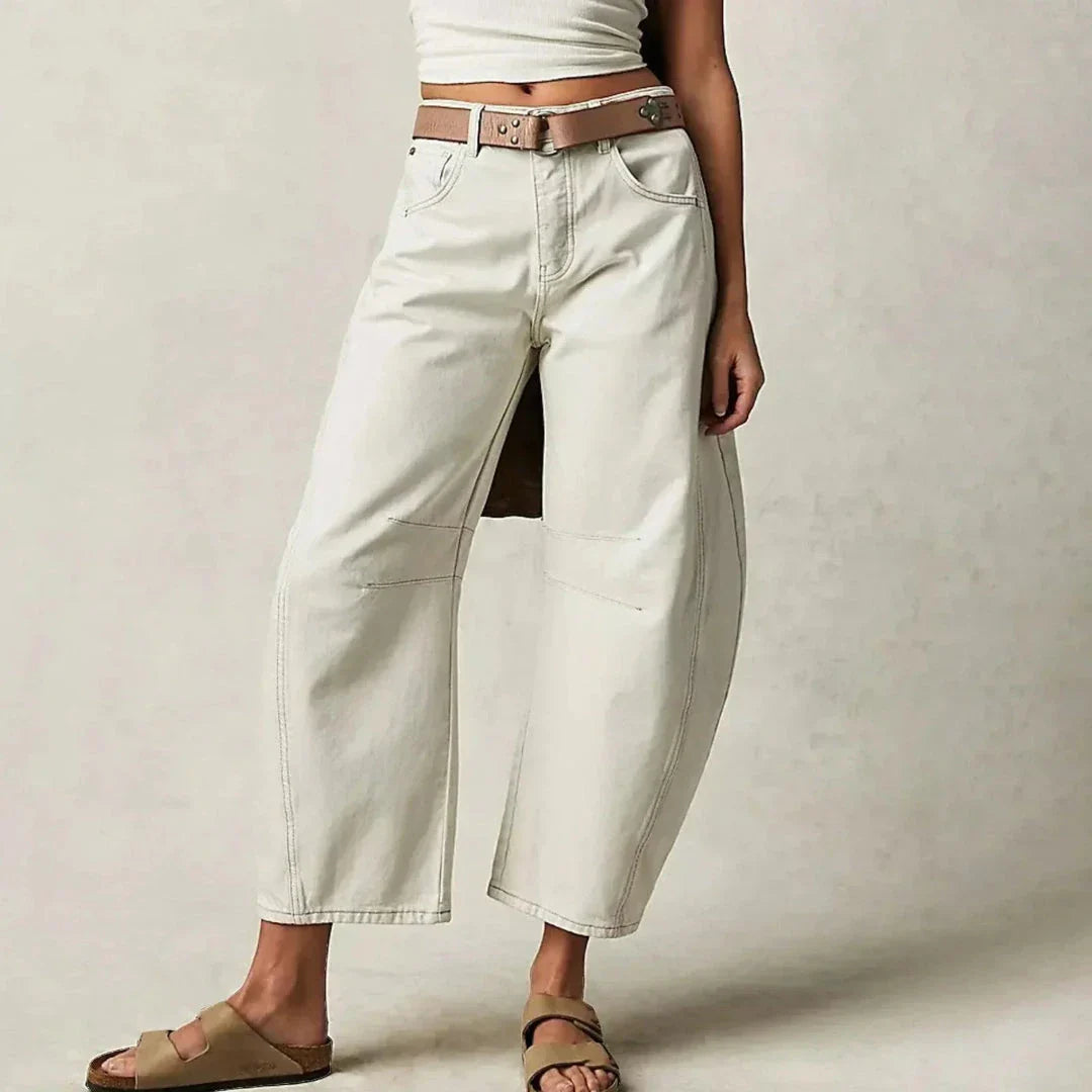 Aura Mid Waist Wide-Leg Comfort Jeans