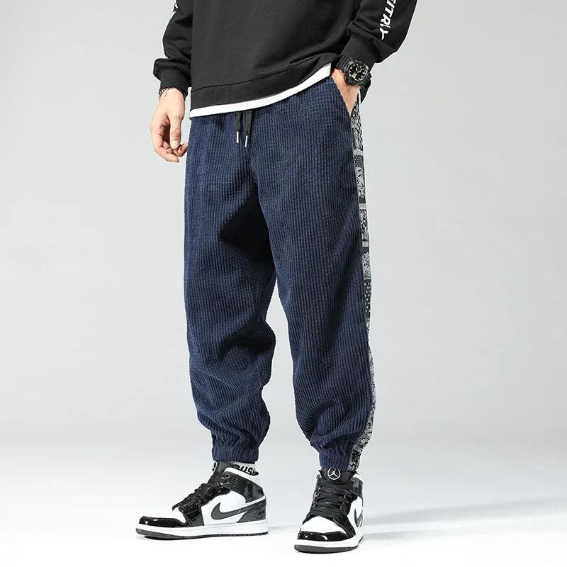 Anthony Mens Casual Jogger Pants With Side Panels By Street-Wave Slim Fit Comfort All Day