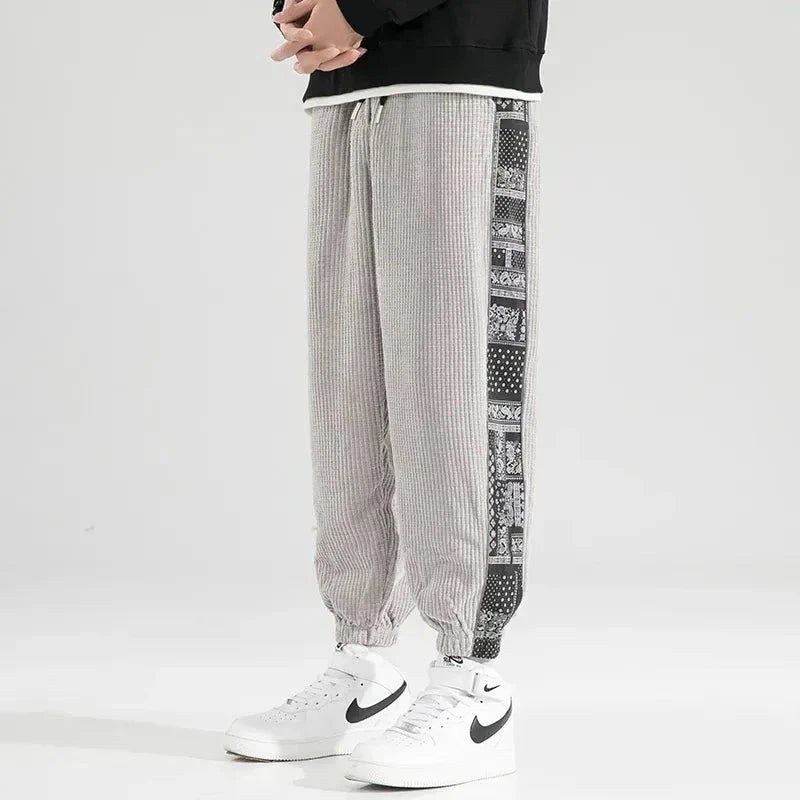 Anthony Mens Casual Jogger Pants With Side Panels By Street-Wave Slim Fit Comfort All Day