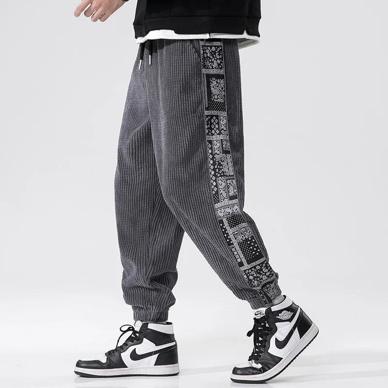 Anthony Mens Casual Jogger Pants With Side Panels By Street-Wave Slim Fit Comfort All Day
