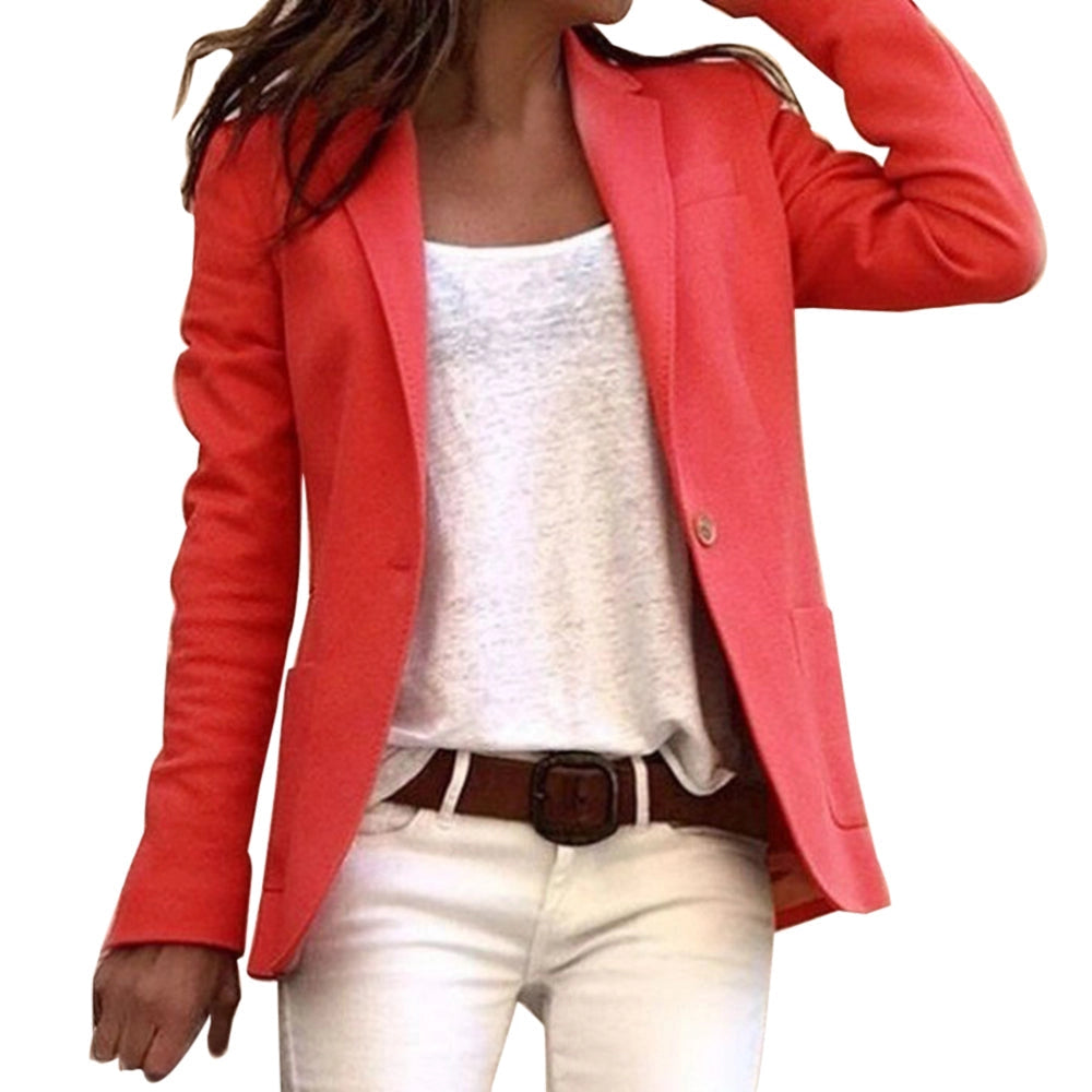 Street-wave Women White Blazer Timeless Fit Effortless Chic For Everyday Elegance