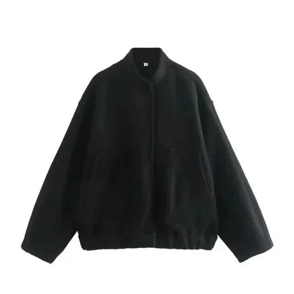 Avelena Oversized Bomber Jacket For Women By Streetwave Windproof Warmth Relaxed Fit