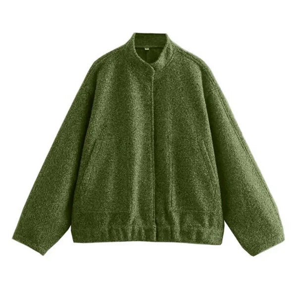 Street Wave Oversized Bomber Jacket For Urban Style Lovers Warm Cozy Comfortable Weather Ready