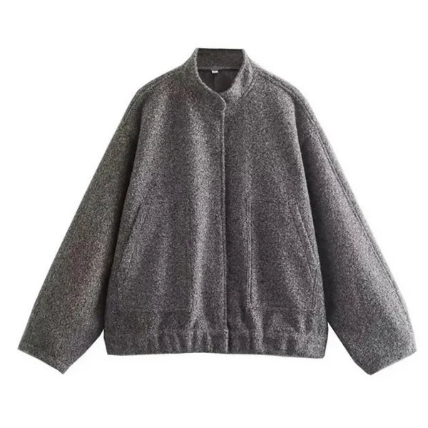 Avelena Oversized Bomber Jacket For Women By Streetwave Windproof Warmth Relaxed Fit