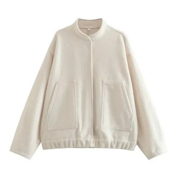 Avelena Oversized Bomber Jacket For Women By Streetwave Windproof Warmth Relaxed Fit
