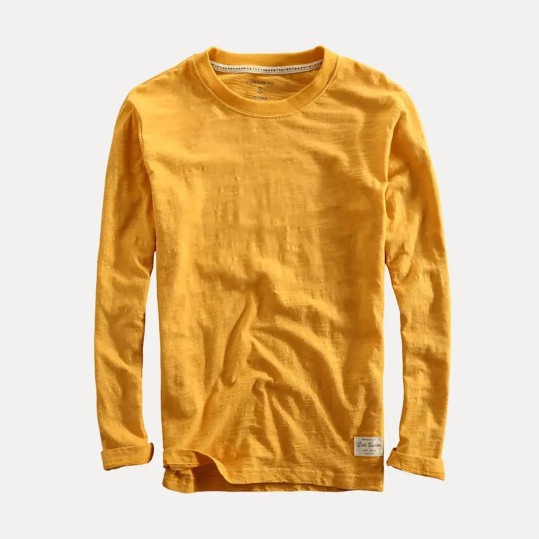 Waylynn Axel Organic Cotton Long Sleeve Shirt Unisex Relaxed Fit Butter Soft