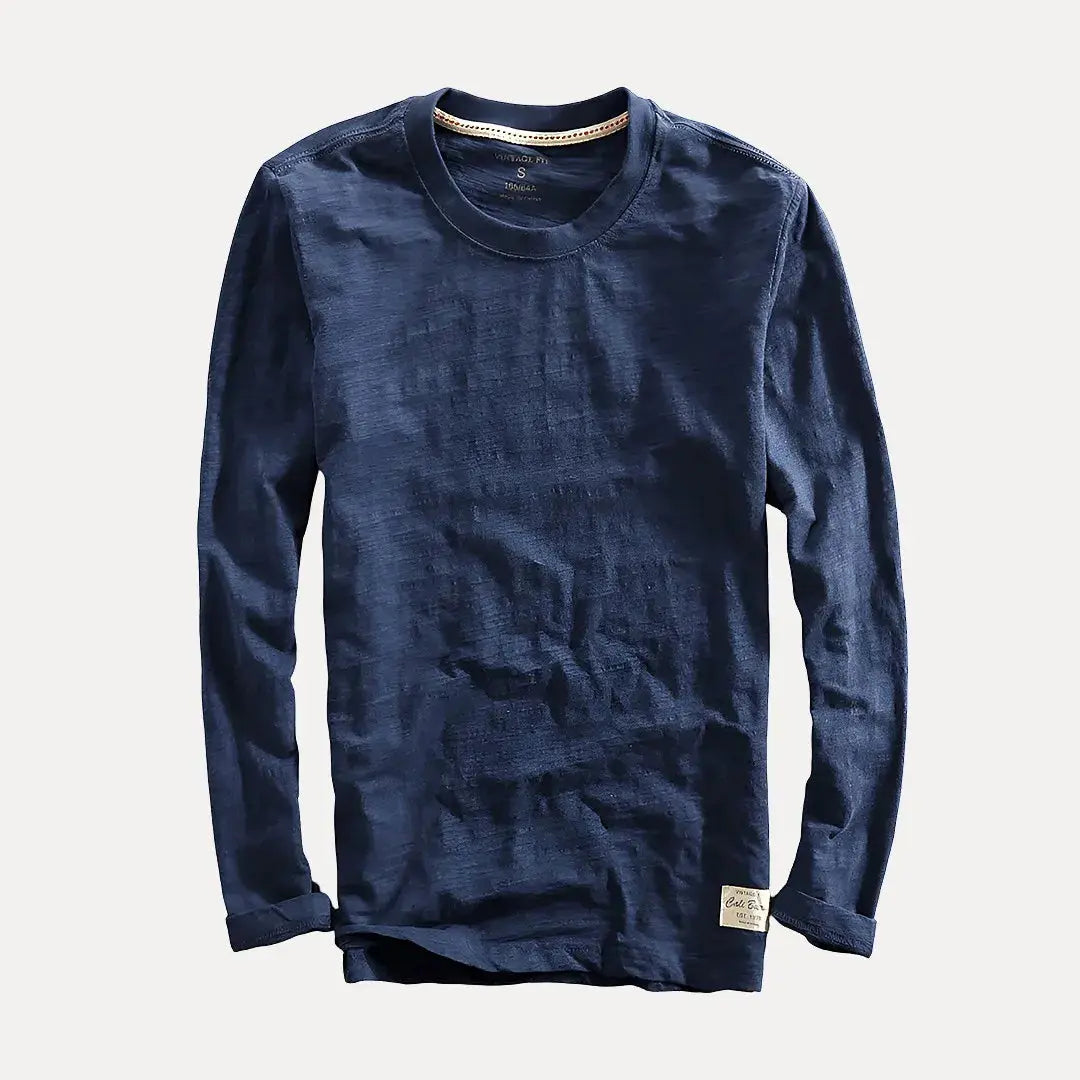 Waylynn Axel Organic Cotton Long Sleeve Shirt Unisex Relaxed Fit Butter Soft