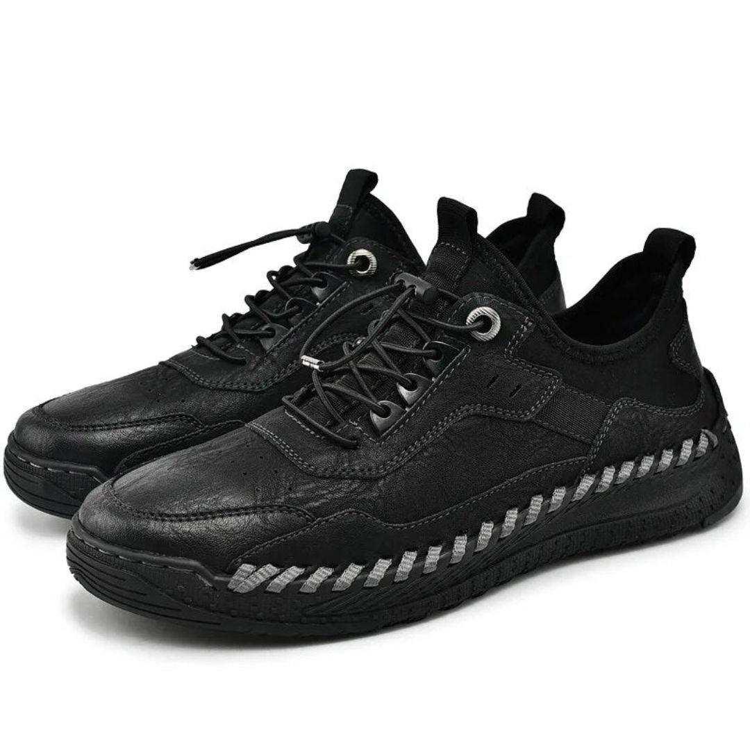 Axel Leather Low-Top Sneakers