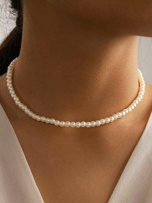 Damenkette im Old-Money-Stil mit Perlen - Street-wave