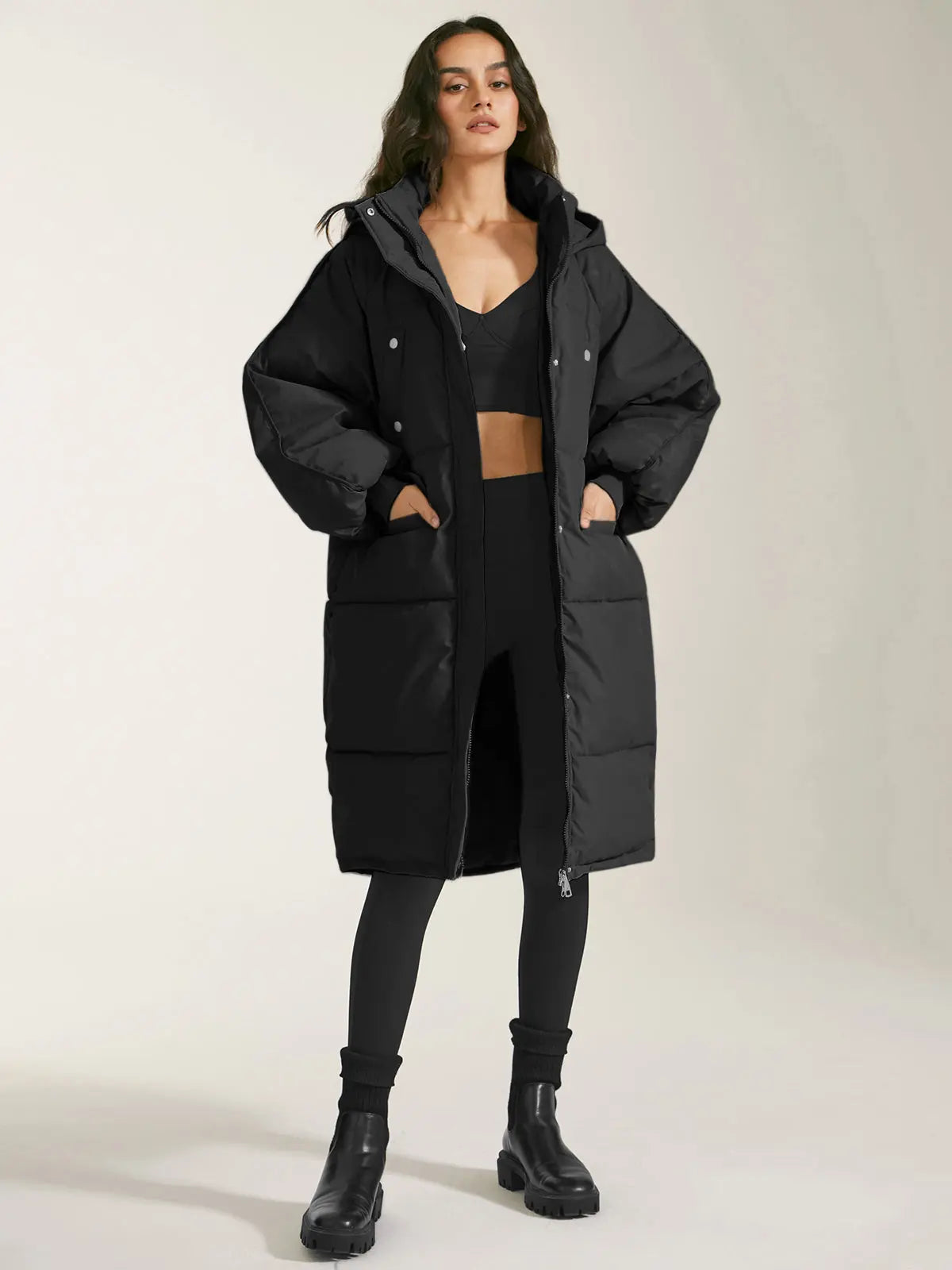 Street-Wave Hooded Puffer Parka For Women And Men Ultra Warm Insulated Winter Coat