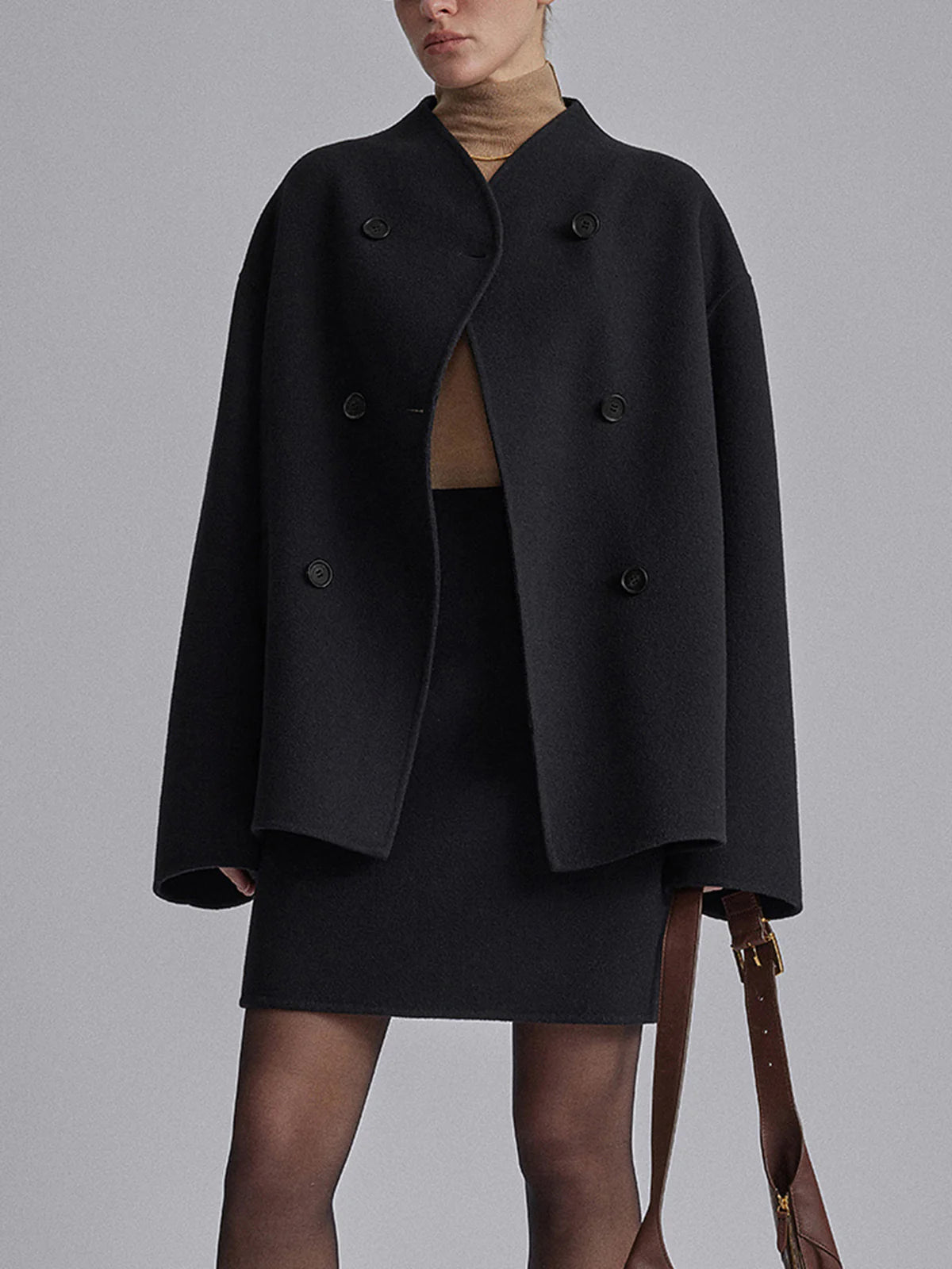 Street-Wave Button Front Coat For Women Elegant Timeless Relaxed Fit Soft Comfort