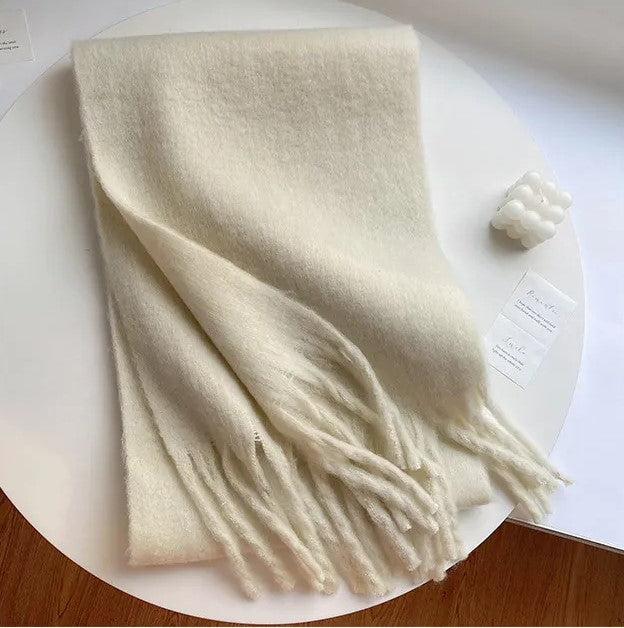 Street Wave Warm Pastel Scarf Collection For Women Soft Cozy Winter Accessory Versatile