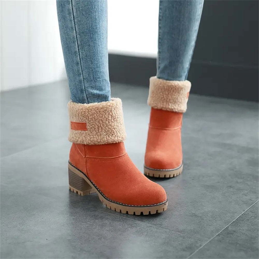 Women's Waterproof Lining Boots with Durable Design and Secure Fit