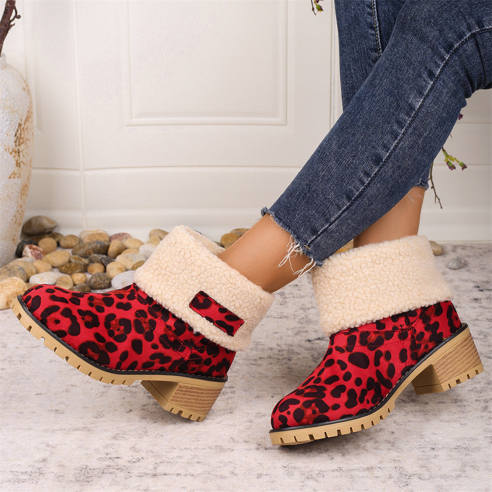 Women's Waterproof Lining Boots with Durable Sole and Ankle Support