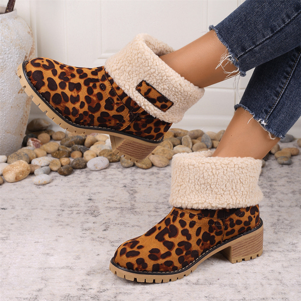 Women's Waterproof Lining Boots with Durable Sole and Ankle Support