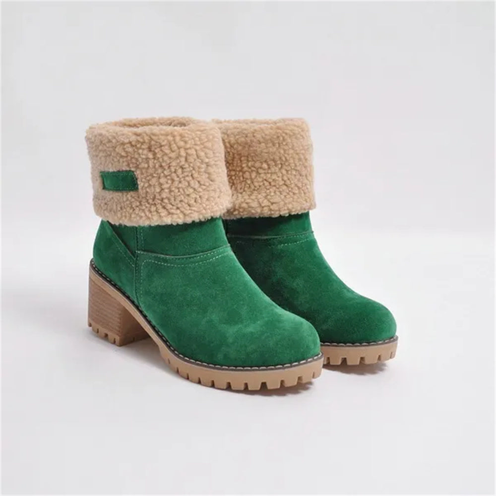 Women's Waterproof Lining Boots with Durable Sole and Ankle Support