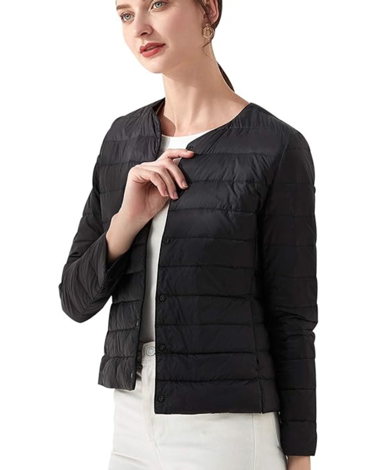 Street Wave Lightweight Down Jacket For Women Cozy Warmth Quilted Puffer Coat Essentials