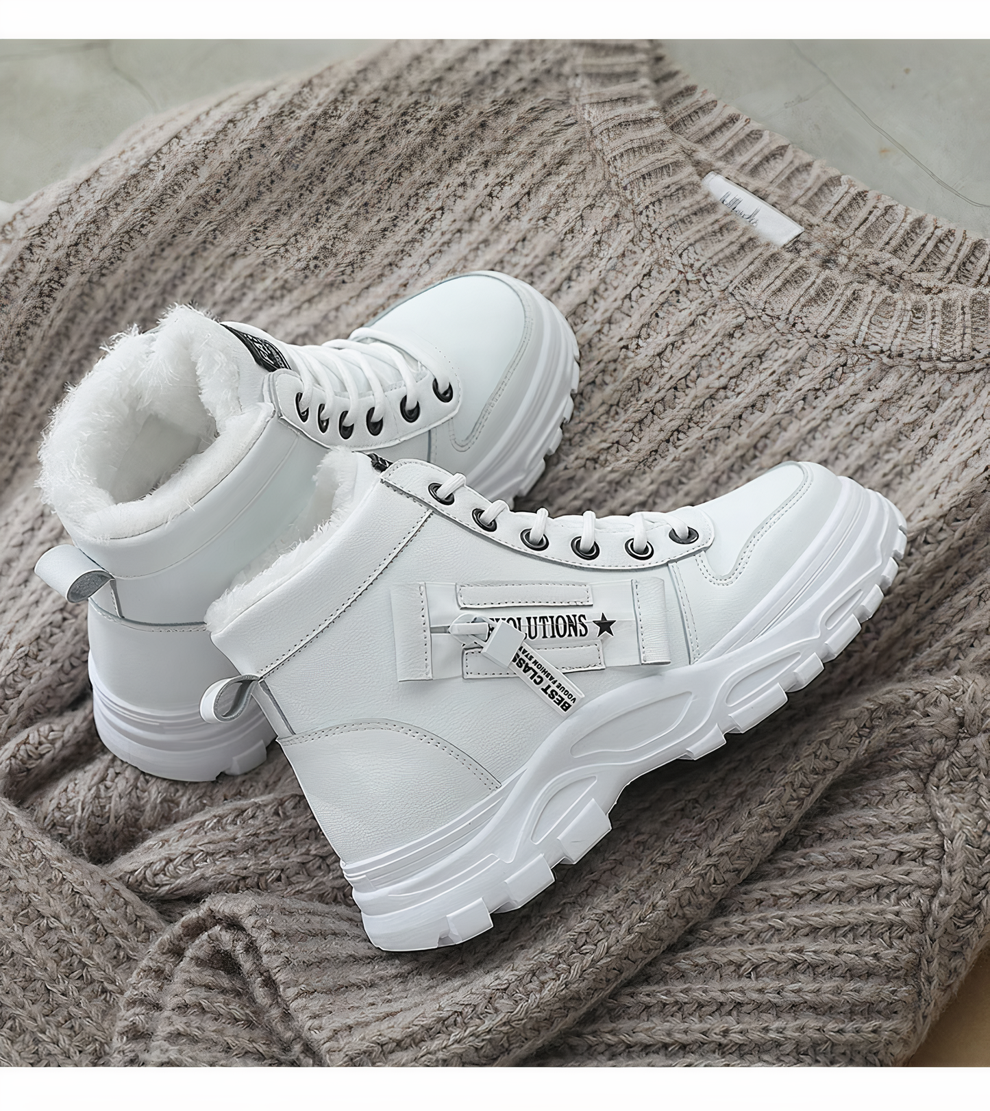 Street-wave Snow Boots With Warm Lining For Women Stylish Cozy All Day Winter Footwear