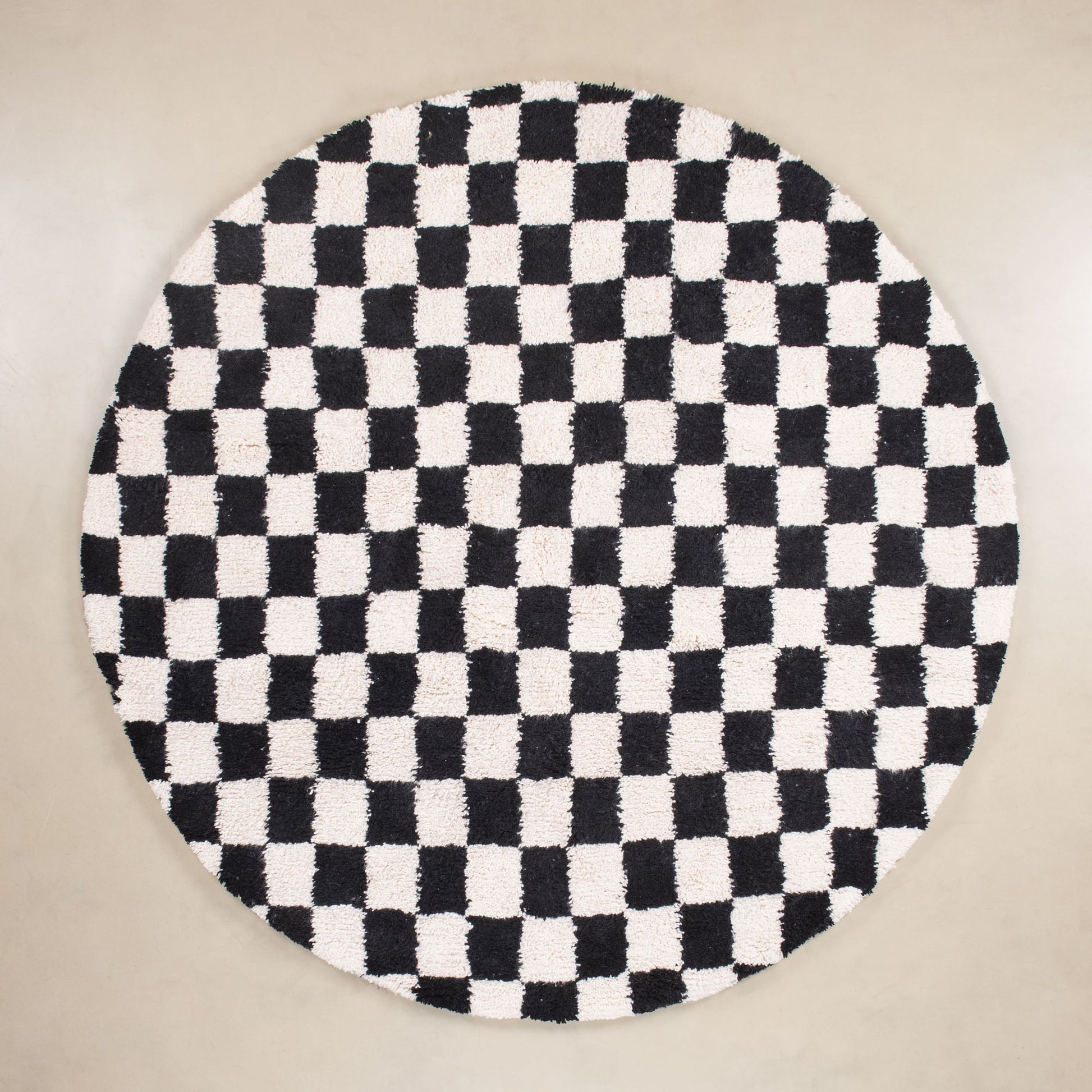 Dama Round - Shag Moroccan rug - Street-Wave