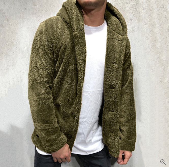 Street-Wave Men's Fleece Hoodie With Warmth For Cold Days Cozy Comfort Soft Fleece