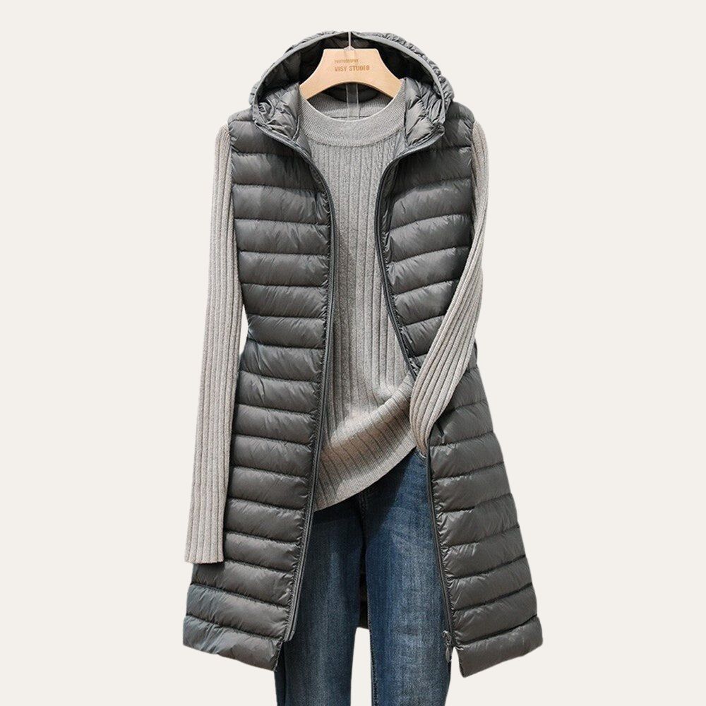 Street-Wave Women’s Warm Puffer Coat Mid Length Quilted Jacket For Modern Urban Women
