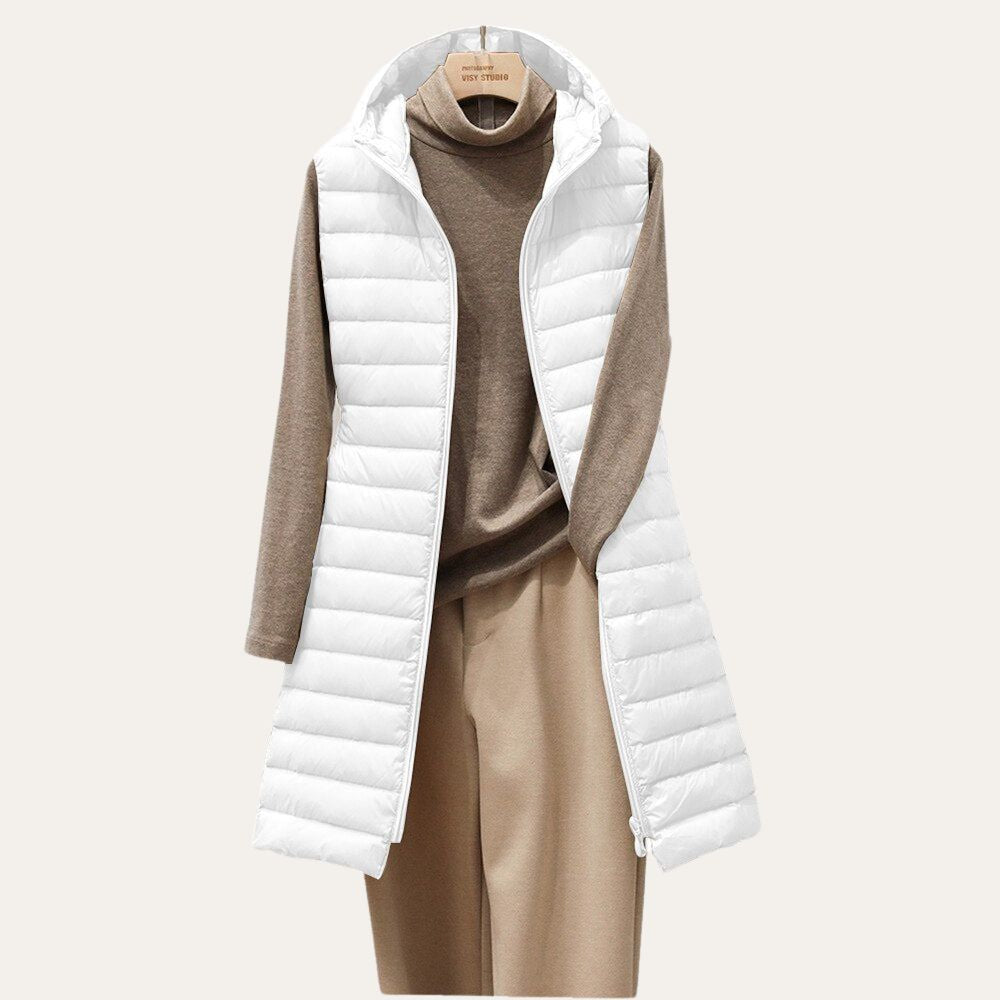 Street-Wave Women’s Warm Puffer Coat Mid Length Quilted Jacket For Modern Urban Women