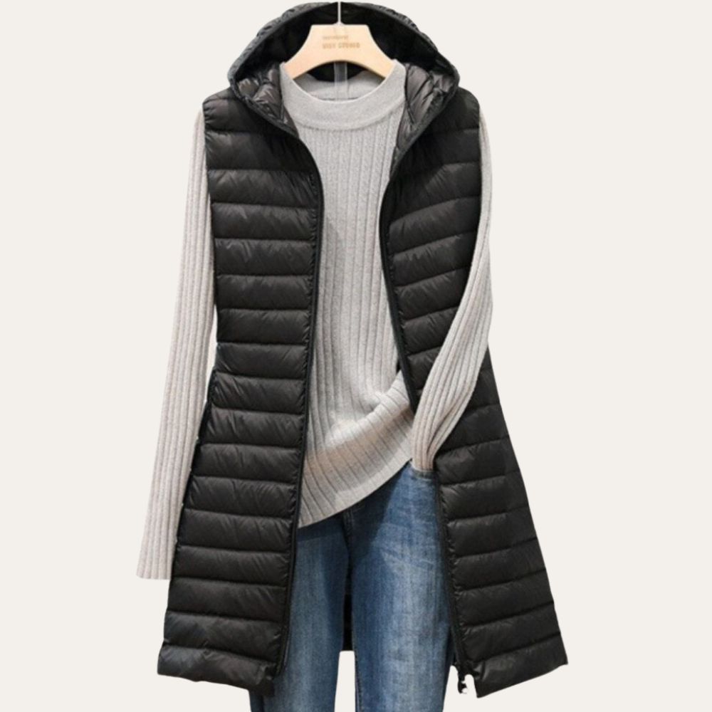 Street-Wave Women’s Warm Puffer Coat Mid Length Quilted Jacket For Modern Urban Women