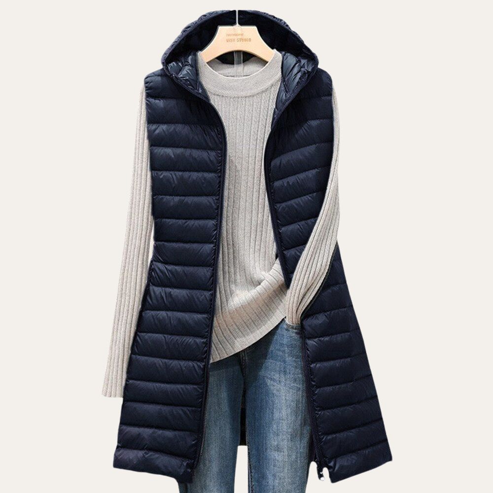 Street-Wave Women’s Warm Puffer Coat Mid Length Quilted Jacket For Modern Urban Women