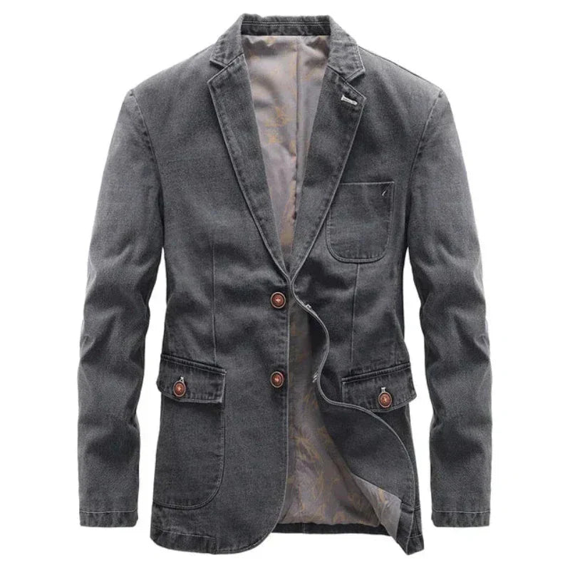 Street-Wave Timeless Mens Jacket With Style Structured Fit And Warm Comfort For Everyday Business Wear