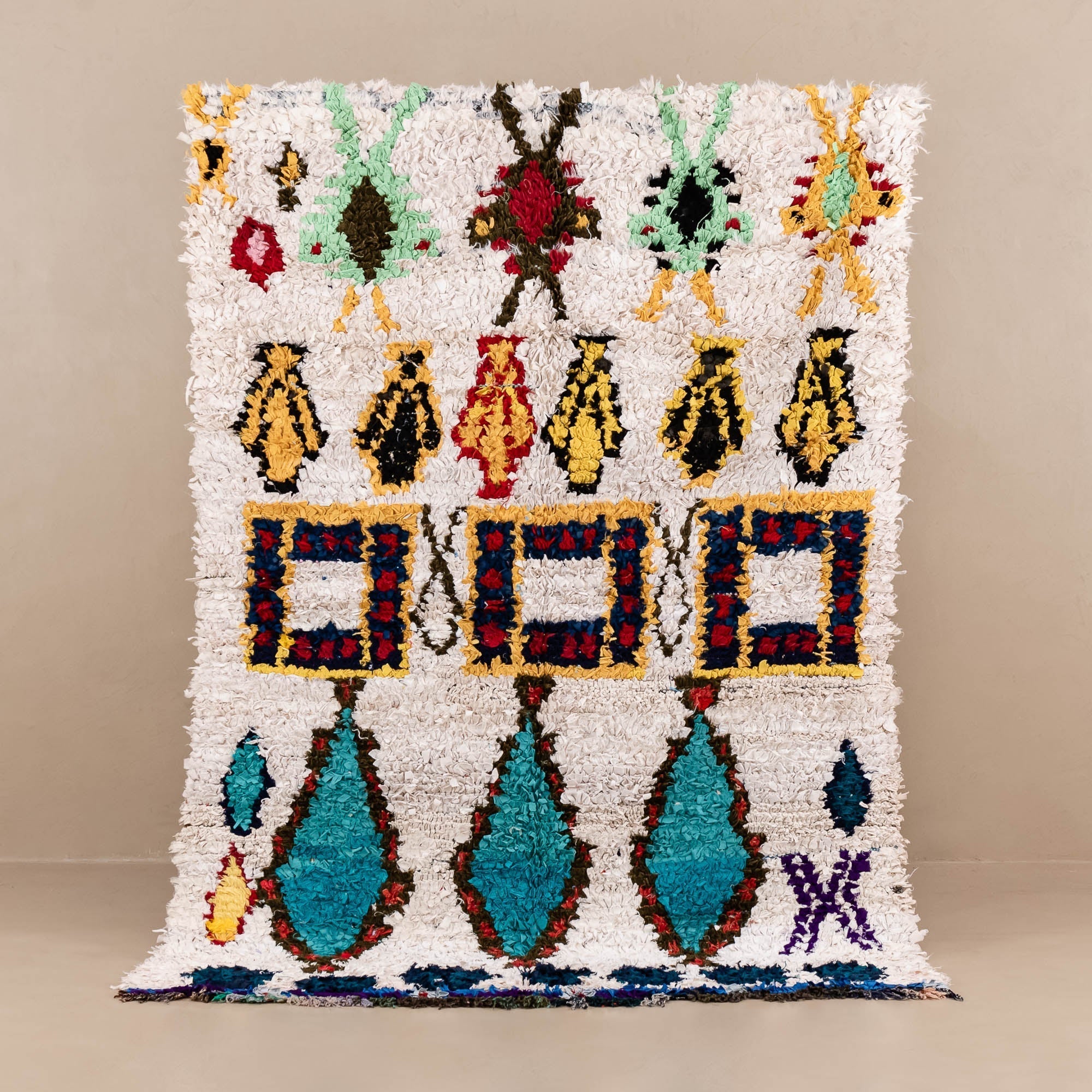 OuedLaou - vintage boucherouite rug - Street-Wave