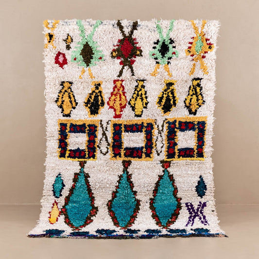 OuedLaou - vintage boucherouite rug - Street-Wave