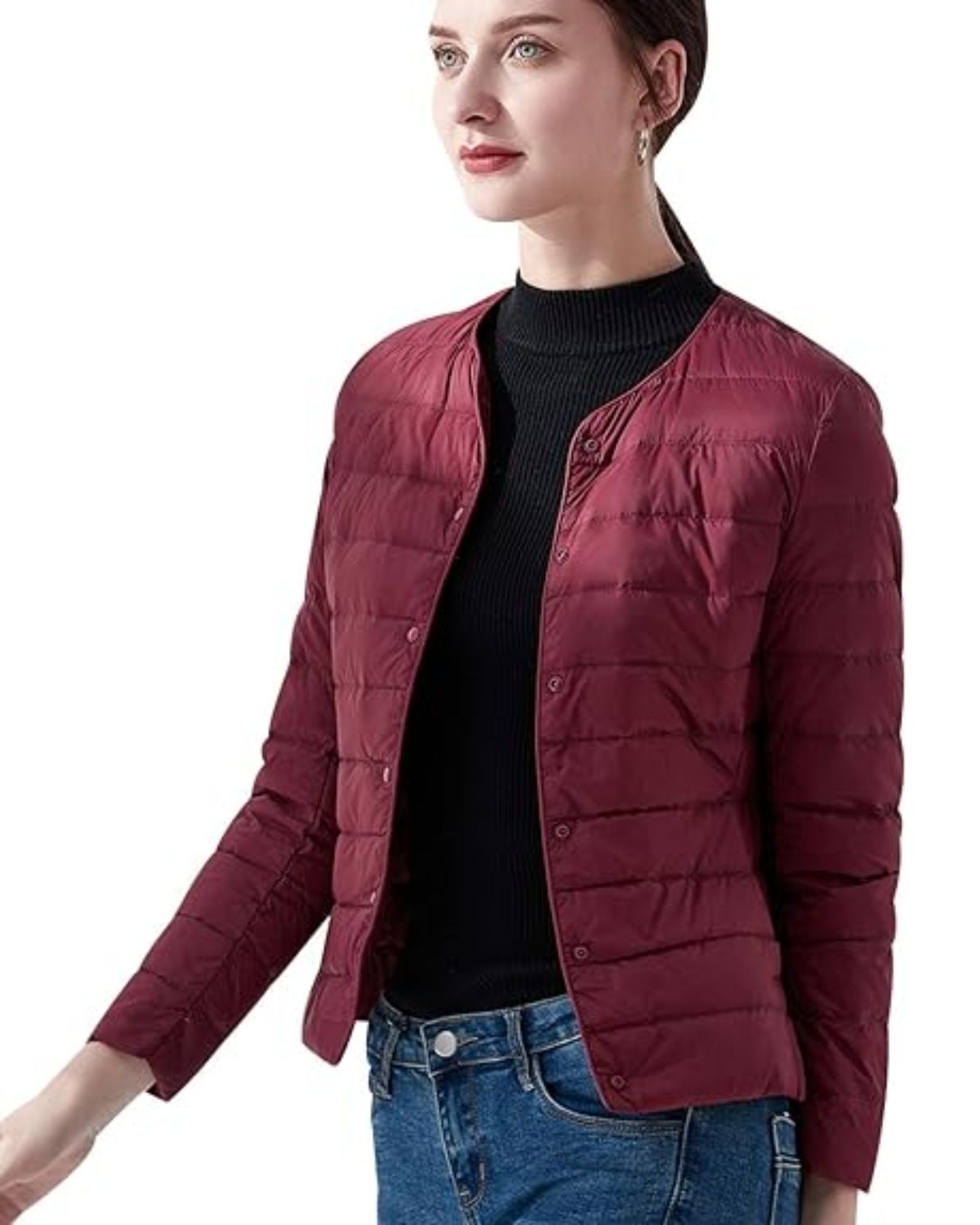 Street Wave Lightweight Down Jacket For Women Cozy Warmth Quilted Puffer Coat Essentials