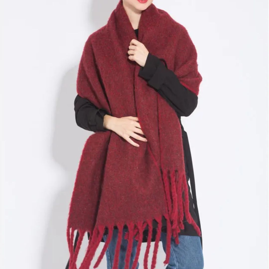Street Wave Warm Pastel Scarf Collection For Women Soft Cozy Winter Accessory Versatile