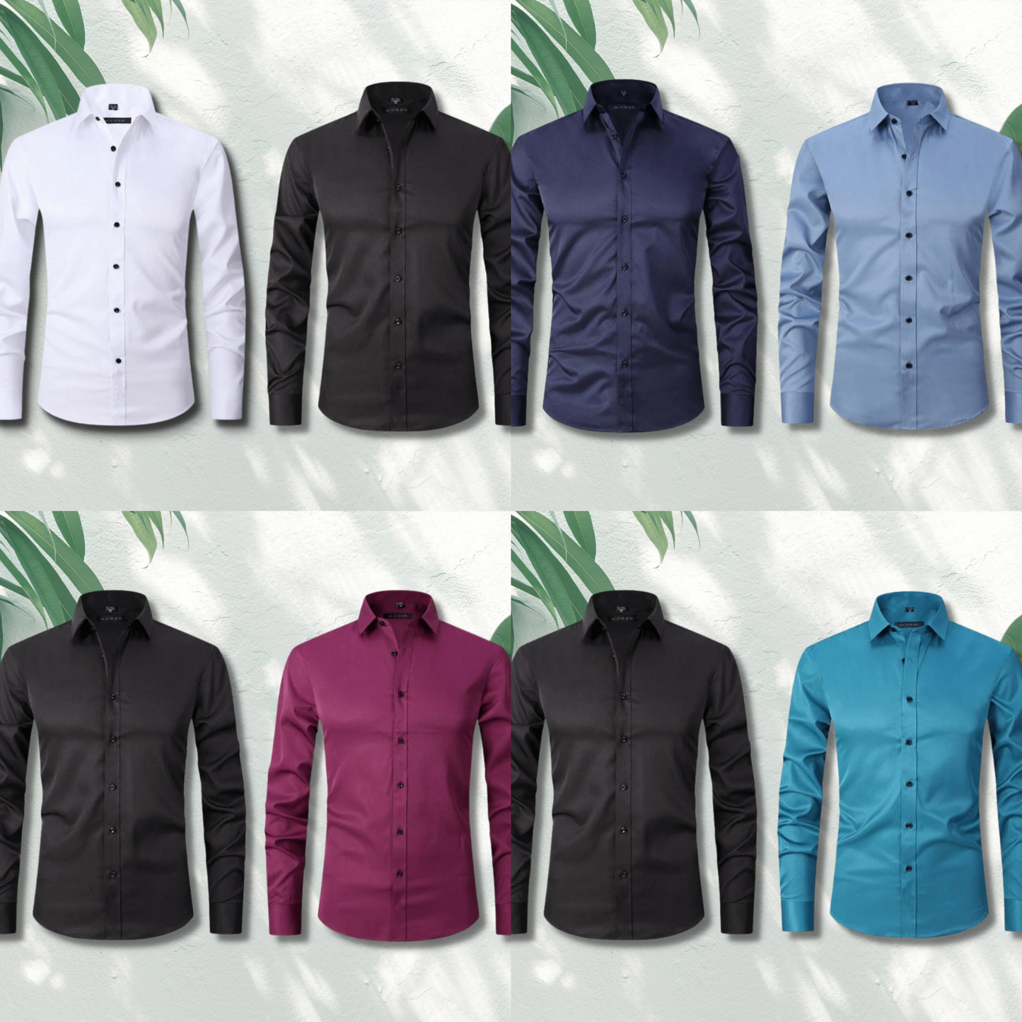 Street Wave Stretch Wrinkle Free Shirt For Men Sharp Look All Day Comfort No Wrinkles