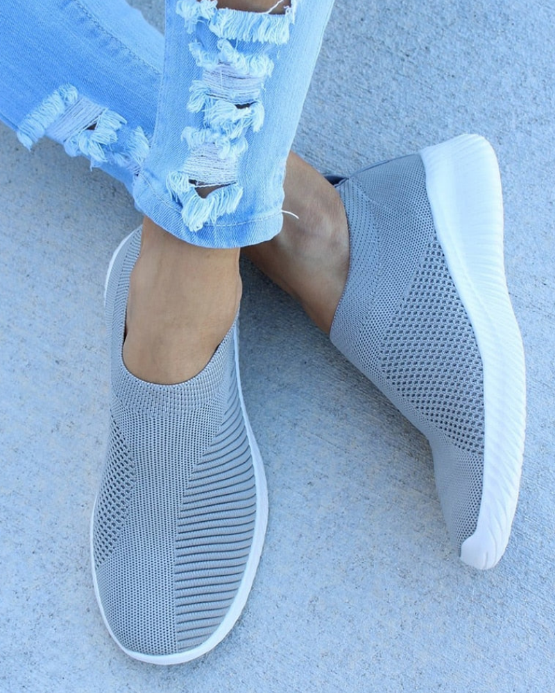 Street-wave Women Running Shoes Comfortable Lightweight Ergonomic Fit Breathable Knit Upper For Daily Runs