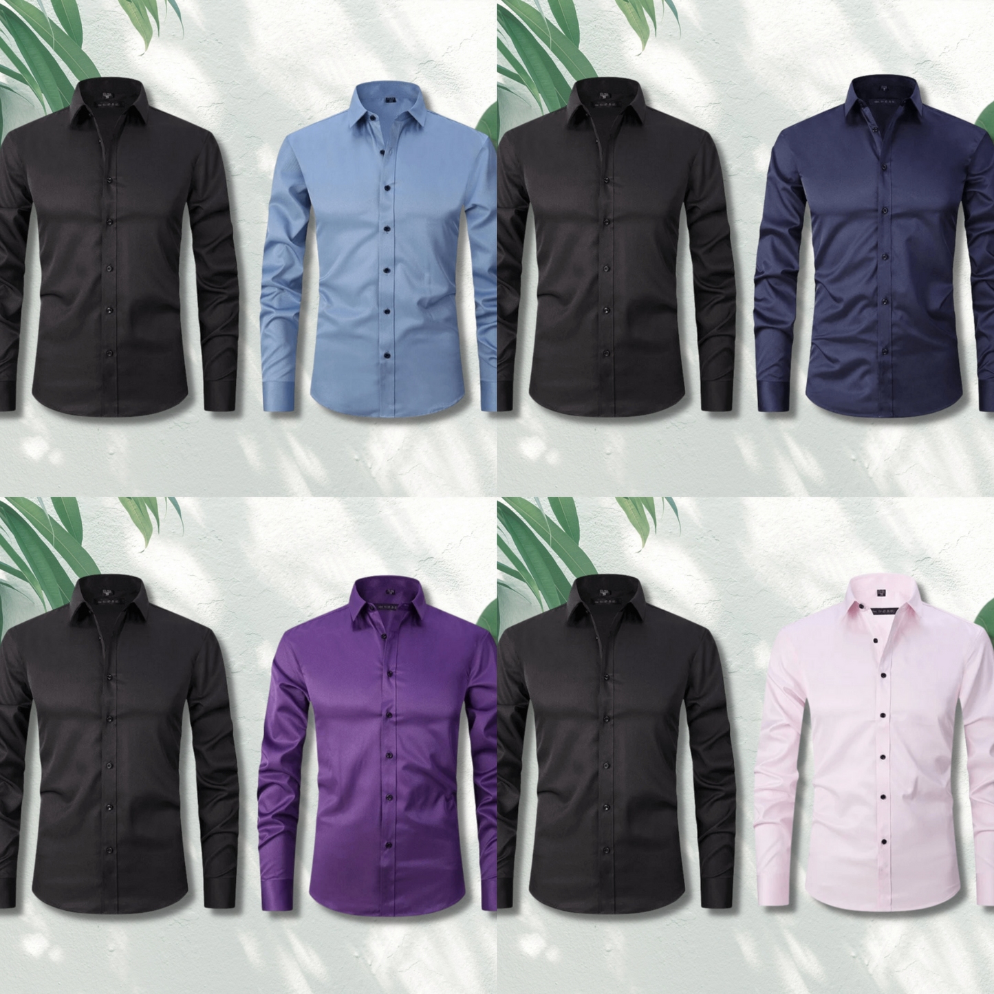 Street Wave Stretch Wrinkle Free Shirt For Men Sharp Look All Day Comfort No Wrinkles
