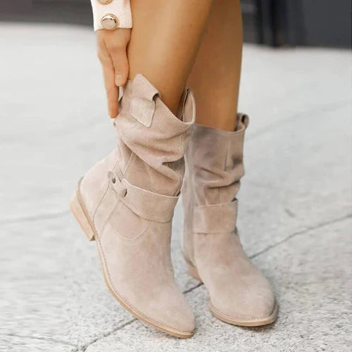 Street-wave Clara Orthopedic Western Boots For Women Designed For All Day Comfort And Support