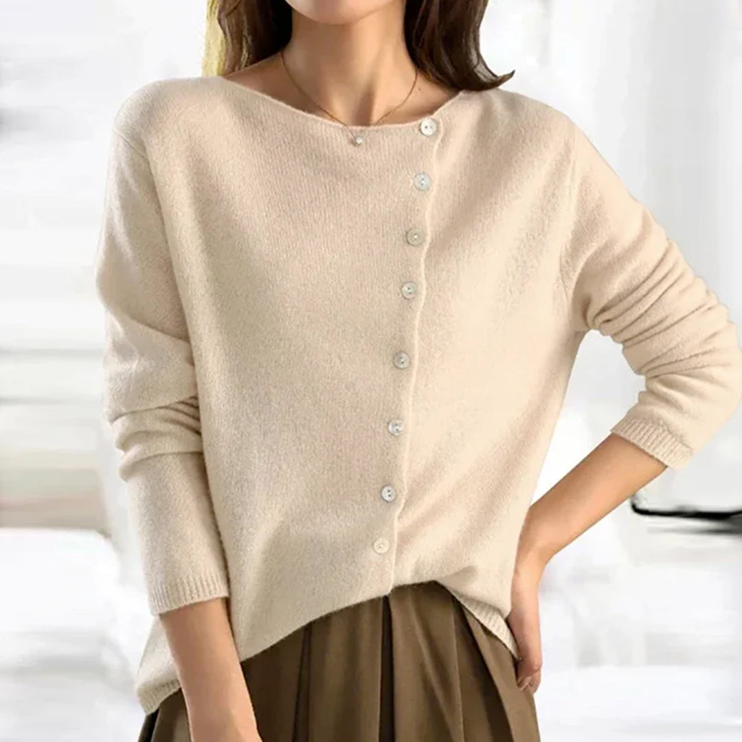 Kaitlyn Women Relaxed Fit Winter Cardigan Cozy Street-Wave