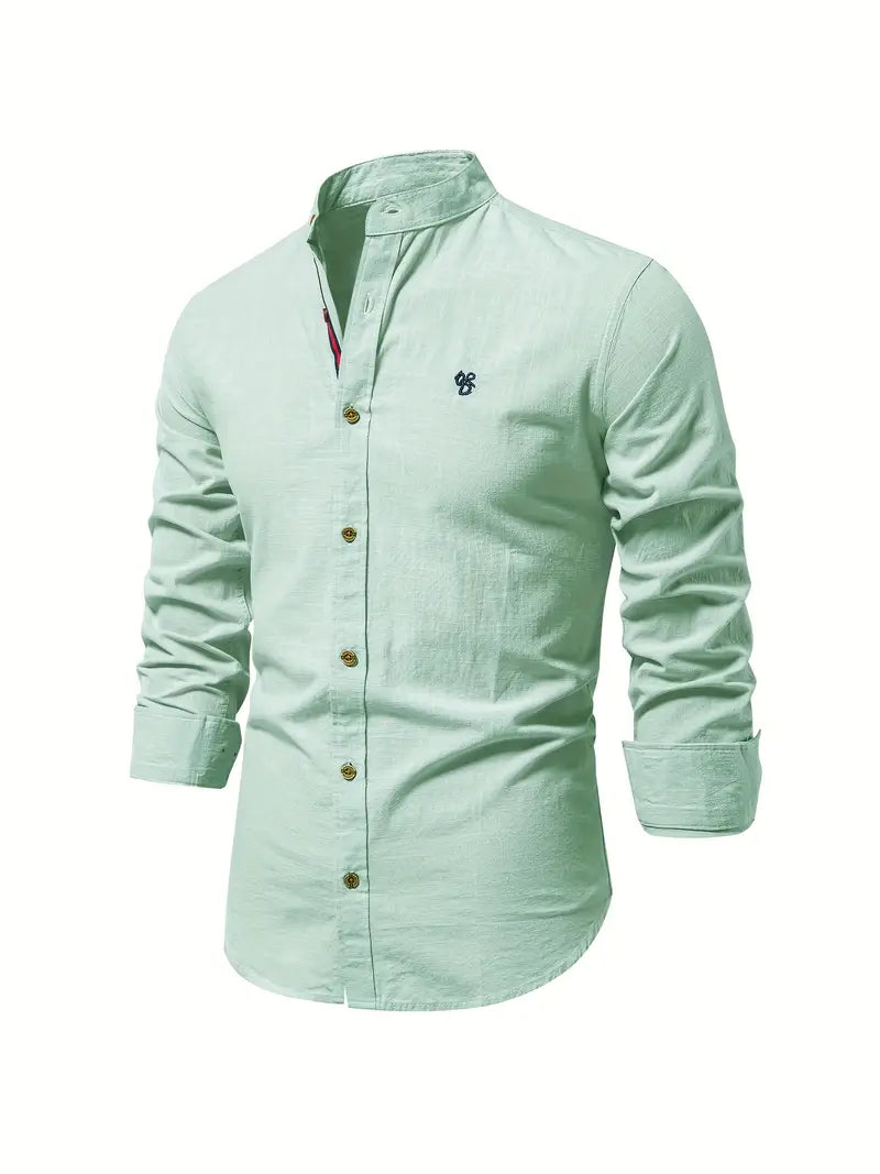 Street-Wave James Slim Fit Cotton Shirt For Men Breathable Comfort