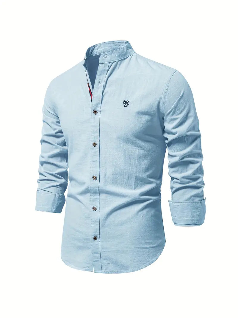 Street-Wave James Slim Fit Cotton Shirt For Men Breathable Comfort