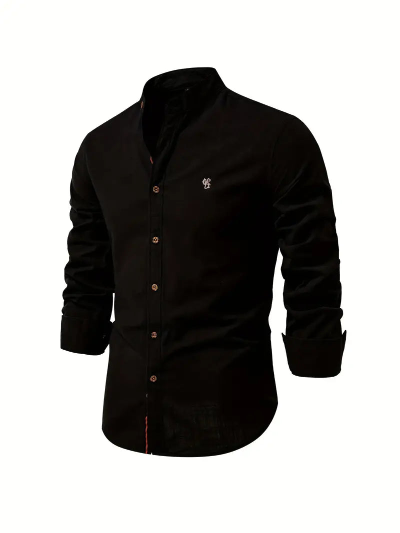 Street-Wave James Slim Fit Cotton Shirt For Men Breathable Comfort