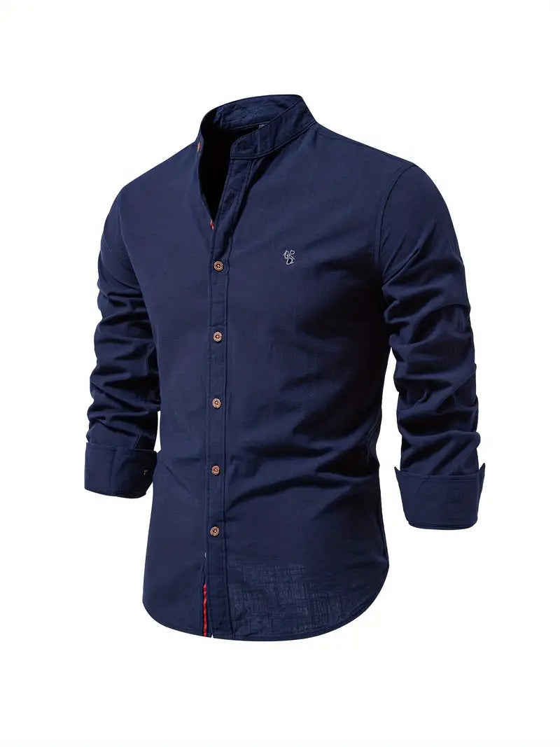 Street-Wave James Slim Fit Cotton Shirt For Men Breathable Comfort