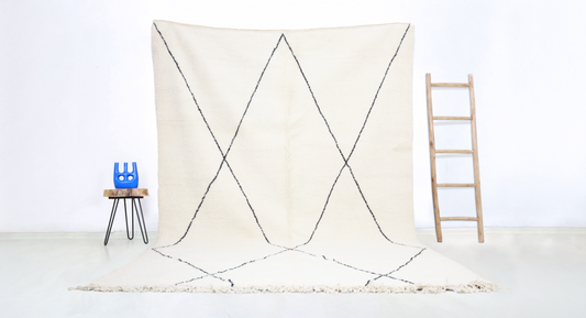 Tizrit  Beni Ourain Rug 8'5" x 11'4" - Street-Wave